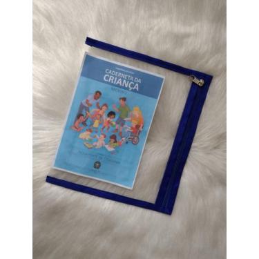 Imagem de Pasta para guardar caderneta de vacinação - Espaço da Neide , Azul Bic