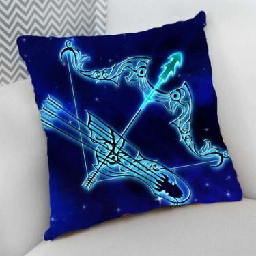 Imagem de Almofada Decorativa Cheia c/ Zíper Signos Horóscopo Zodíaco - Deluzz, 