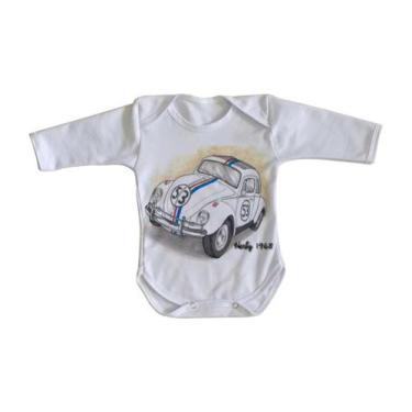 Imagem de body nenê criança roupa bebê manga longa Herbie 1968 - Empório Dutra, 