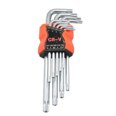 Imagem de Jogo de Chaves Torx Longa com 9 Pecas Ref 8871 GORILLAZ