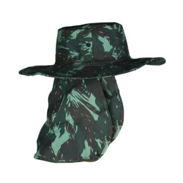 Imagem de Chapéu Pescador Pesca Proteção Solar Pescoço Camping Trilha  Estampa C