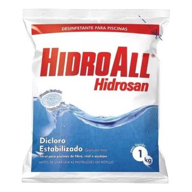 Imagem de Cloro Estabilizado Granulado Hidrosan Plus Hidroall 1kg