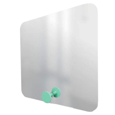 Imagem de Espelho Funcional Hook Verde 50x50 Cm Quadrado - e2g Design