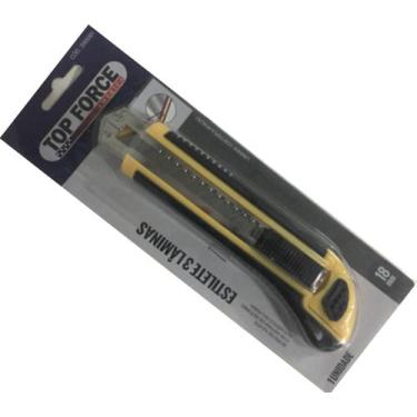 Imagem de Estilete 18mm com 3 Lâminas - Top Force