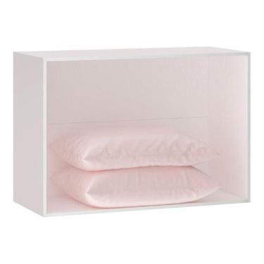 Imagem de Guarda Roupa Sapateira 50cm 1Prt Alpes Luciane Branco/Verde - LUCIANE 