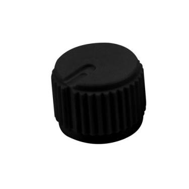 Imagem de 10x Botão Knob Para Ventilador C/ Parafuso - Ad215 - Preto - CHIPSCE
