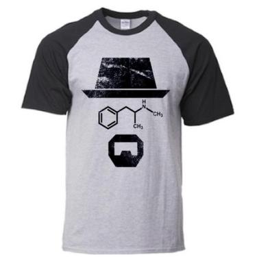 Imagem de Camiseta Breaking Bad - Alternativo basico, Cinza-Preto / P