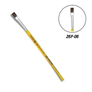 Imagem de Pincel Chato 267-06 Pelo de Ponei Tigre