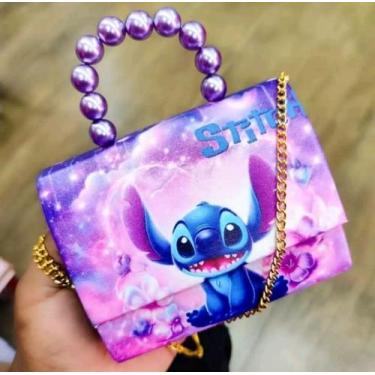 Imagem de Bolsa Bolsinha Infantil para Menina Mini Bag Alça Mão Corrente Transve