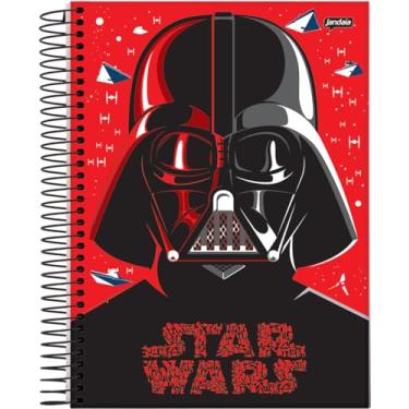 Imagem de Caderno Espiral Univ CD 10 Matérias 160 Fls Star Wars Fundo Vermelho FSC - Jandaia