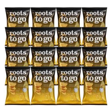 Imagem de Chips de Batata-Doce Mostarda Dijon Roots to Go contendo 16 pacotes de