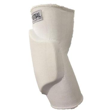 Imagem de Cotoveleira Goleiro Futsal Mania De Futsal Premium, Branco, P