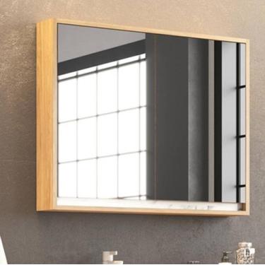 Imagem de Armário Espelheira de Banheiro 80cm 02 Portas Ref 821 Cewal - Itapuã/T