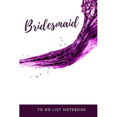 Imagem de Bridesmaid To Do List Notebook: Modern Splash of Purple Theme Cover/Checklist Planner/Event Planning Journal To Write In/Wedding Gift For Bridesmaid from Bride/Cute Card Alternative
