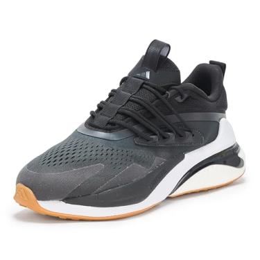 Imagem de adidas Alphaboost V2 Tênis masculino, Preto/Preto/Branco, 40