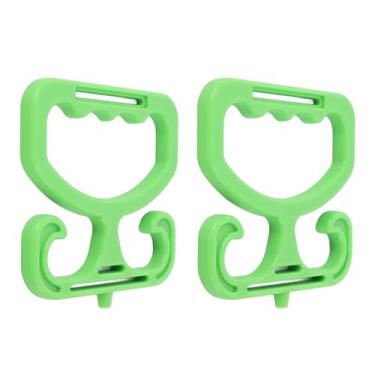 Imagem de Porta Sacola de Compras, 2 Pacotes, Suporte de Alça Resistente Multifuncional, Alça Múltipla de Suporte de Sacola de Compras, Cada Alça Comporta até 80 Libras, para Transportar