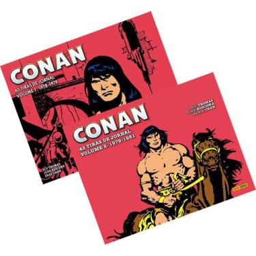 Imagem de Hq Marvel Conan O Bárbaro Coleção As Tiras de Jornal Edição Definitiva