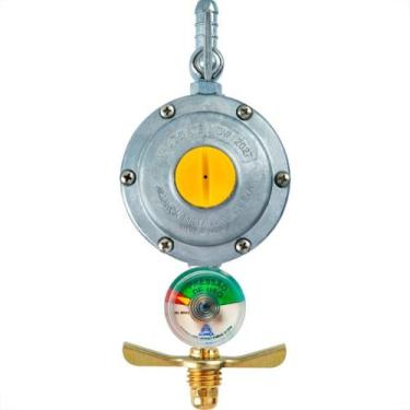 Imagem de Regulador Gas Alianca Grande 506 Manometro 72032 - ALIANÇA