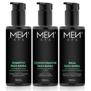 Imagem de Kit Barba Shampoo + Balm + Condicionador 150mL Menspa