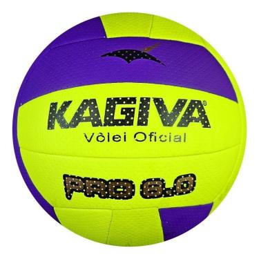 Imagem de Bola de Vôlei Kagiva Pró 6.0 Oficial Profissional Com NF-Unissex