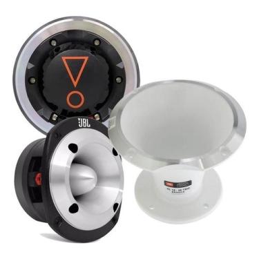 Imagem de Kit Corneta Branca Original +driver D405x Jbl + Tuiter St400