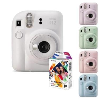 Imagem de KIT Câmera Fujifilm Instax Mini 12 Branco 10 fotos Spray Art