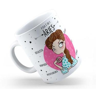 Imagem de Caneca Cerâmica Branca Que Signo Ela é 325ml - I Love Be Nerd
