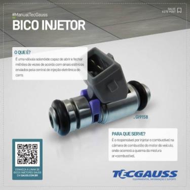Imagem de Bico injetor Fiat Uno 2010 a 2013 GAUSS GI9436