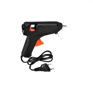Imagem de Kit 1 Pistola De Cola Quente 20 De Bastão Quente Fino 40W - HOT GLUE G