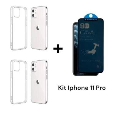 Imagem de 2UN Capa Anti Impacto Transparente Para Iphone 11 PRO + 1UN Película F