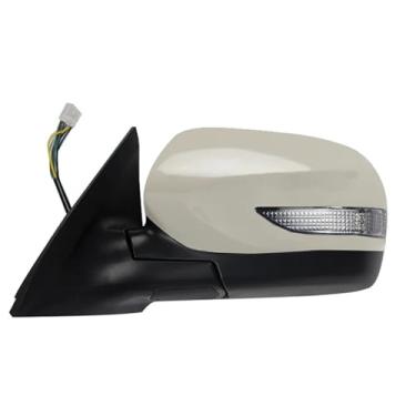 Imagem de Espelho retrovisor externo do carro, acessórios para Subaru Forester 2011 2012, pisca-pisca LED aquecido, espelho lateral dobrável automático 9 pinos(9 Wire Left-04)