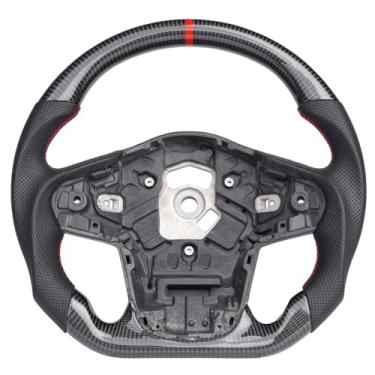 Imagem de JIANGGAI Volante, Volante De Fibra De Carbono Adequado Para Toyota Supra Gr 2020+, Volante A90/A91 Mkv, D-Design E Ergonomia