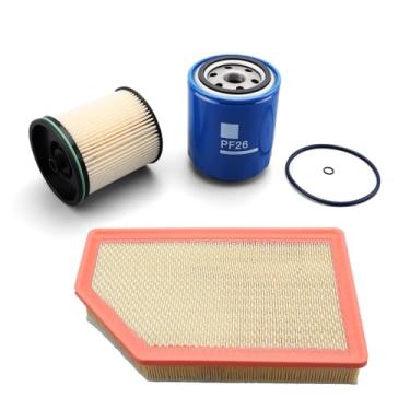 Imagem de YUANCHINB Conjunto De Filtros Duramax 6.6L Pf26 Filtro De Óleo Tp1015 Filtro De Combustível A3248C (84554703) Filtro De Ar Adequado Para 2020 2021 2022 2023 2024 Chevy Silverado 2500Hd 3500Hd Gmc Si