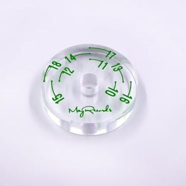 Imagem de MayRecords Adaptador de disco de 45 RPM, adaptador de vinil acrílico de 17 cm para toca-discos de vinil e acessórios de toca-discos técnicos