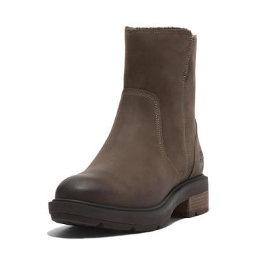 Imagem de Timberland Brimfield Bota feminina moderna com forro quente, Marrom médio de flor integral, 35