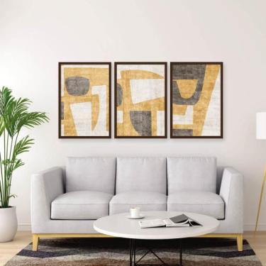 Imagem de Quadros Decorativos Moderno Abstrato Sala - Looks Objetos de Arte