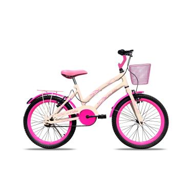 Imagem de Colli Bike, Bicicleta Celina, Aro 20 Aero 36 Raias, Freios V-Brake Nylon Dianteiro e Traseiro, Suporte de Guidão Down Hill Aço, Cestinha, Paralama Dianteiro e Traseiro, Bagageiro, Descanso Lateral