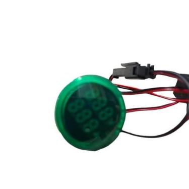 Imagem de SINALEIRO VOLT. E AMPER. - FURO Ø 22,5mm - ZAD16-22DG - 50~500Vca e 0~