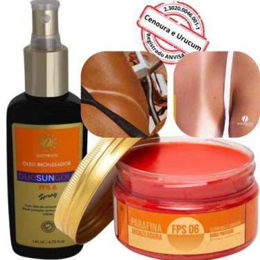 Imagem de Super kit de Bronzeamento Parafina FPS 06 + Óleo Bronzeador - Duotrato