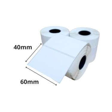 Imagem de 4 Rolos Etiqueta Térmica 60x40 Balança Toledo Filizola Urano