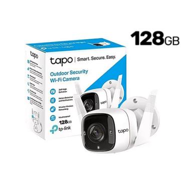 Imagem de Câmera de Segurança tapo C310 128GB Externa TP-link, Wi-Fi, 3MP, Visão Noturna, Áudio Bidirecional -