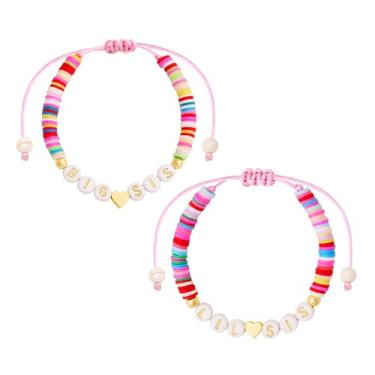 Imagem de Poxtex Pulseira para irmã mais velha, filha, sobrinha, irmã mais velha, conjunto combinando, presente de irmã mais velha, presente para meninas, irmã mais velha, presente de aniversário, 5.5, Sem