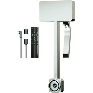 Imagem de Webcam 4K Ultra HD com Controle Remoto, Foco Automático, Zoom Digital 10X, Microfone Duplo com Cancelamento de Ruído, Webcam para PC, Notebook, Streaming, Chamada de Vídeo, Zoom (Preto, 4K Ultra HD)