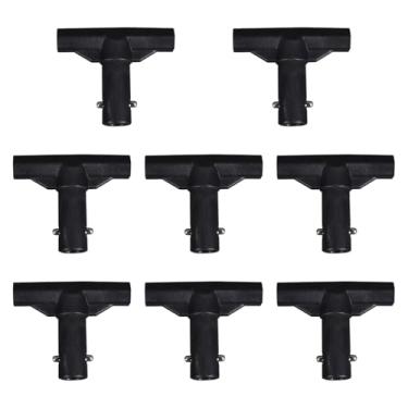 Imagem de Vaveren 8pcs Trampoline T Tubo conector do tubo Polo Tampa final Tampa de substituição de substituição reutilizável Tampolim Capas para treino de jardim