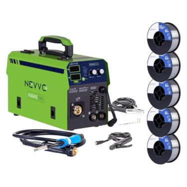 Imagem de Máquina Inversora De Solda Fixmig1665 Bivolt 160a Mig Com E Sem Gás 3 Em 1 Mma Tig NEVVO + Kit 5 Rolos 1kg Arame Auto Protegido