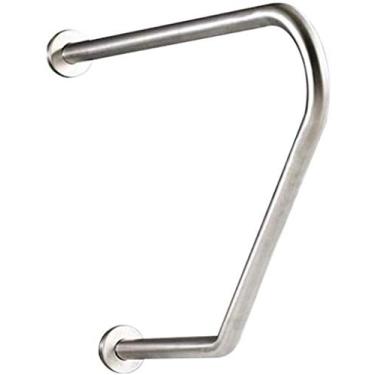 Imagem de Toalheiro com alça de banho, trilho de suporte de segurança, barras de apoio antiderrapantes montadas na parede para banheiro corrimão de banheiro apoios de braços banheira/chuveiro/vaso sanitário