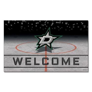 Imagem de FANMATS 21270 Team Color Manivela borracha Dallas Stars tapete de porta, 1 pacote