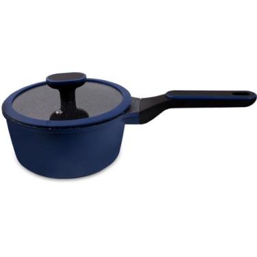 Imagem de Panela Hercules Marine Redonda Antiaderente Ceramica Indução Azul 20x8