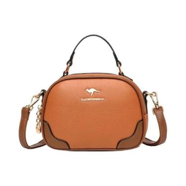 Imagem de Bolsa Messenger Feminina de Couro Luxo - Bolsa de Ombro com Alça Super