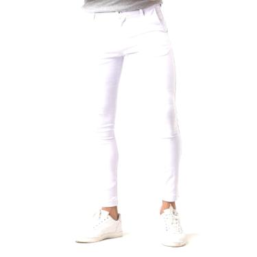 Imagem de Calça Masculina Super Skinny Fit Branca Zune